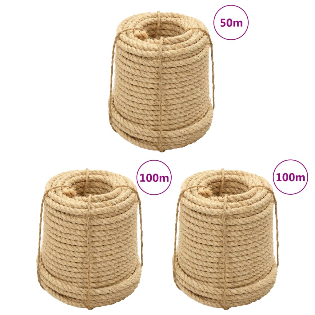 VidaXL Lina 3 szt., sizal 20 mm