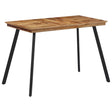 Vidaxl eettafel 120x62x76 cm massief teakhout