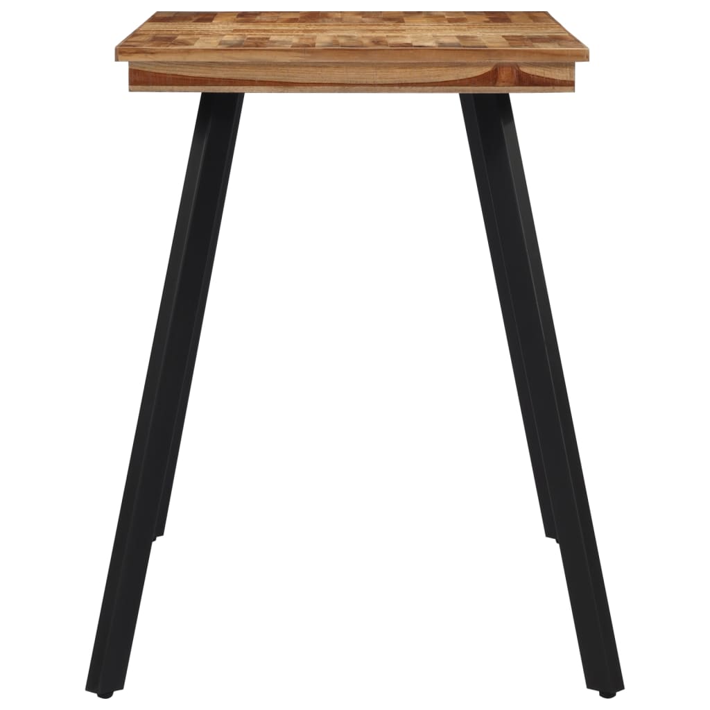 Vidaxl eettafel 120x62x76 cm massief teakhout