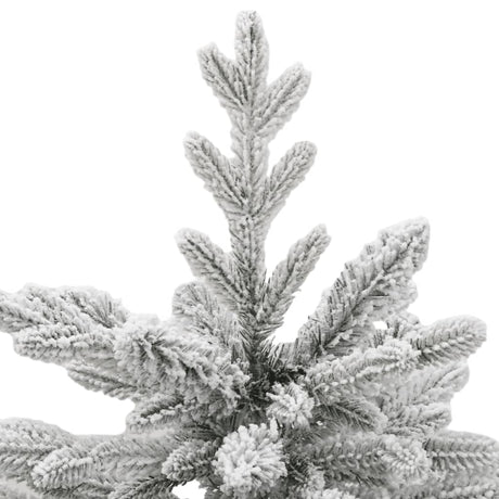 Vidaxl kunstkerstboom met scharnieren en sneeuw 150 cm