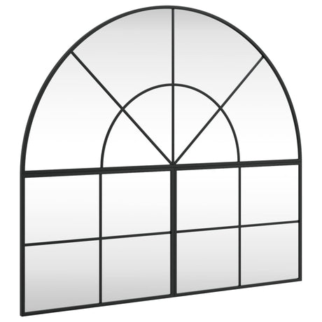 Lustro ścienne Vidaxx łukowe 100x90 cm żelazno-czarne