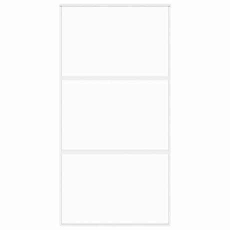 Drzwi przesuwne Vidaxx 102,5x205 cm szkło hartowane i aluminium białe