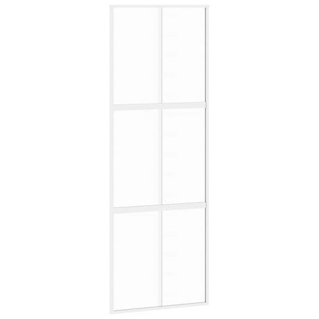 Drzwi przesuwne Vidaxx 76x205 cm szkło hartowane i aluminium białe