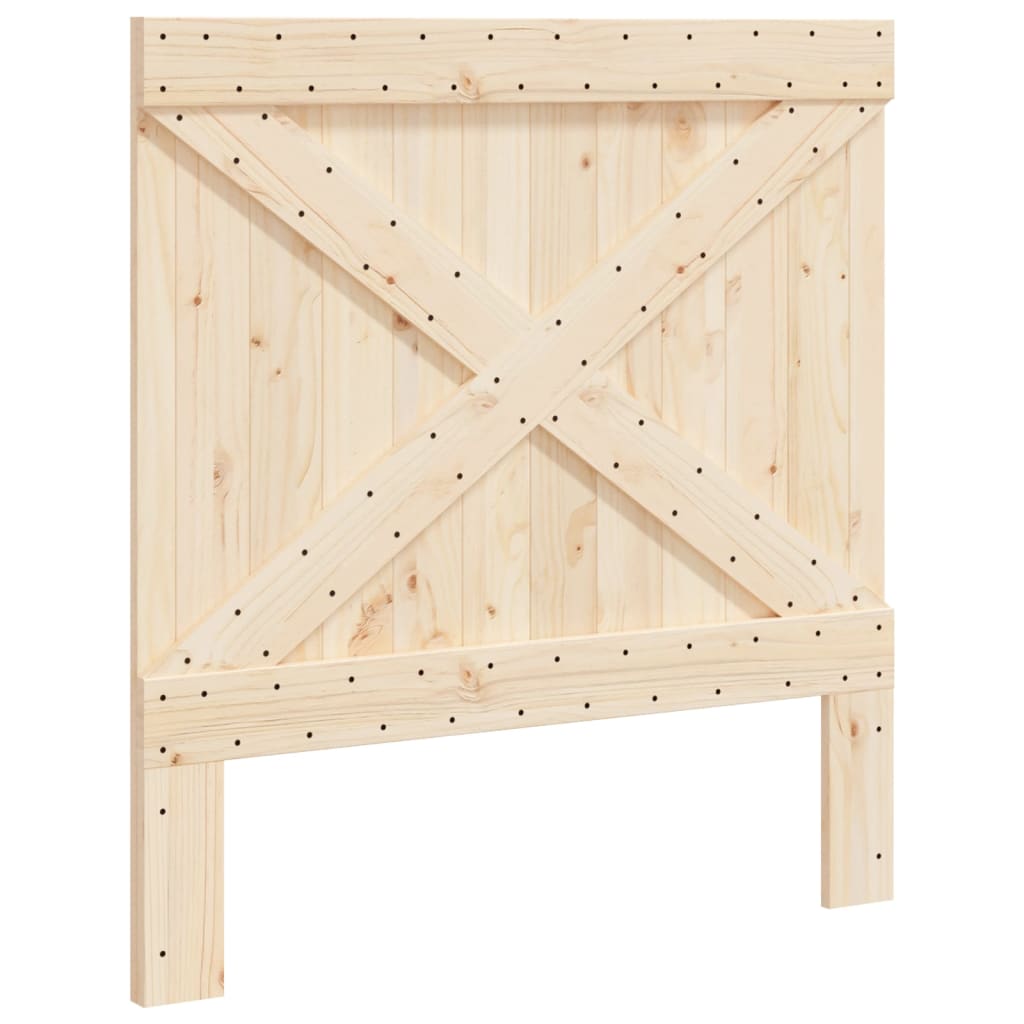 Vidaxl hoofdbord 100x104 cm massief grenenhout