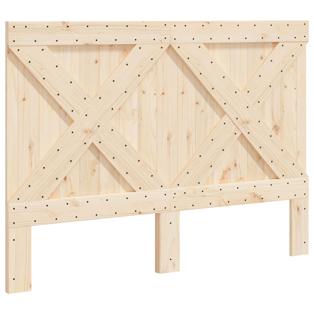 Vidaxl hoofdbord 140x104 cm massief grenenhout