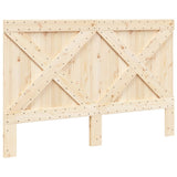 Vidaxl hoofdbord 160x104 cm massief grenenhout