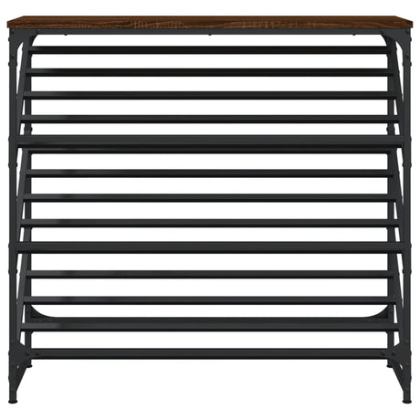 Półka na buty Vidaxx 90x30x85 cm wykończona drewnem w kolorze brązowego dębu