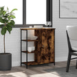 Vidaxl dressoir 70x30x80 cm bewerkt hout gerookt eikenkleurig