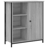 Vidaxl dressoir 70x30x80 cm bewerkt hout grijs sonoma
