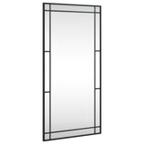 Lustro ścienne Vidaxx prostokątne 50x100 cm żelazno-czarne