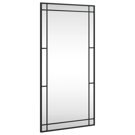 Lustro ścienne Vidaxx prostokątne 50x100 cm żelazno-czarne