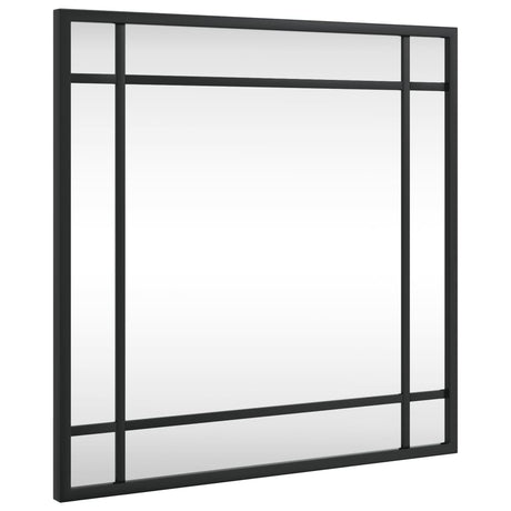 Kwadratowe lustro ścienne Vidaxx 40x40 cm żelazno-czarne