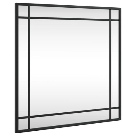 Kwadratowe lustro ścienne Vidaxx 50x50 cm żelazno-czarne