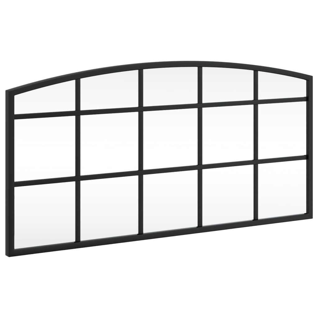 Lustro ścienne Vidaxx łukowe 60x30 cm żelazno-czarne
