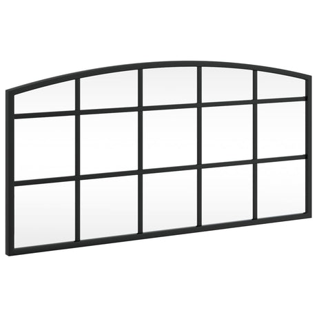 Lustro ścienne Vidaxx łukowe 60x30 cm żelazno-czarne
