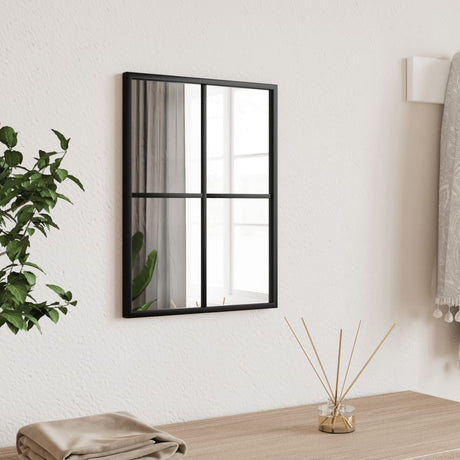 Lustro ścienne Vidaxx prostokątne 30x40 cm żelazna czerń