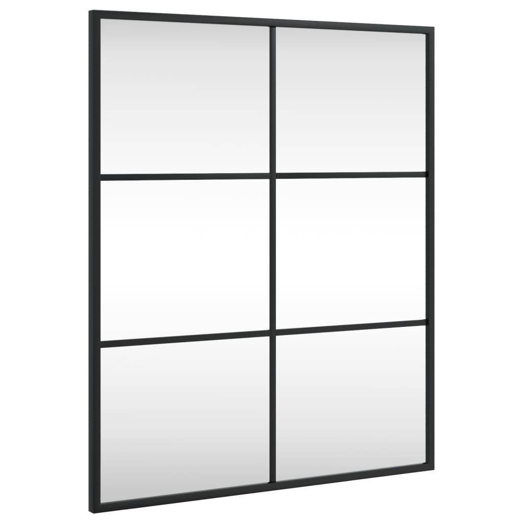 Lustro ścienne Vidaxx prostokątne 50x60 cm żelazno-czarne