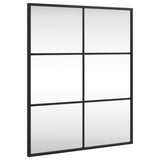 Lustro ścienne Vidaxx prostokątne 50x60 cm żelazno-czarne