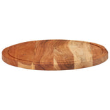 Vidaxl hakblok Ø 40x2,5 cm Solid Acaciahout
