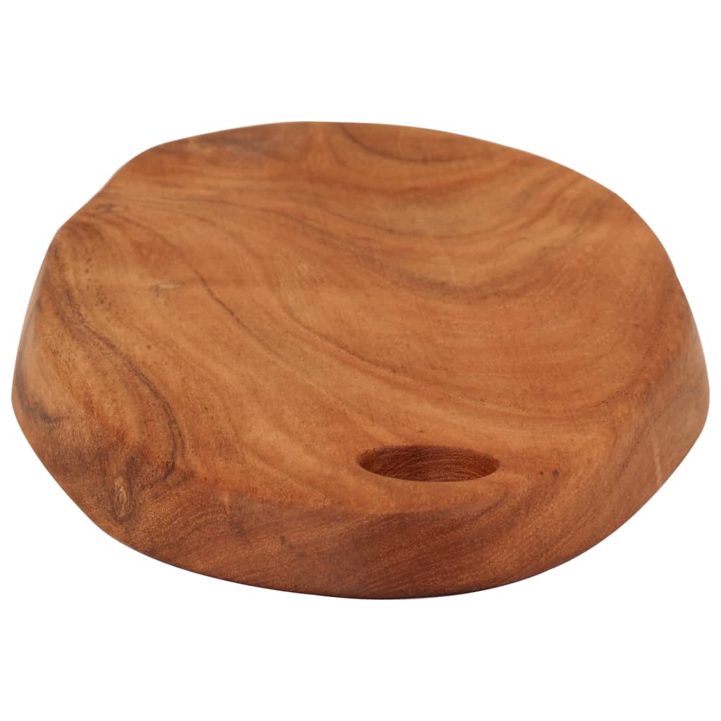 Vidaxl hakblok 46x20x2,5 cm Solid Acaciahout