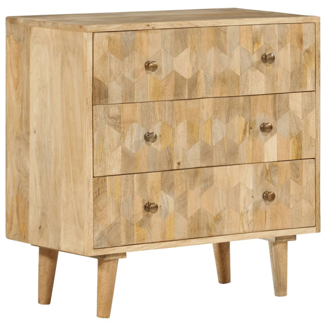 Vidaxl ladekast 70x35x70 cm massief mangohout