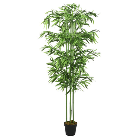 VidaXL sztuczna roślina bambusowa 240 liści 80 cm zielona