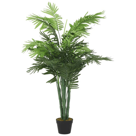 VidaXL sztuczna palma 28 liści 120 cm zielona