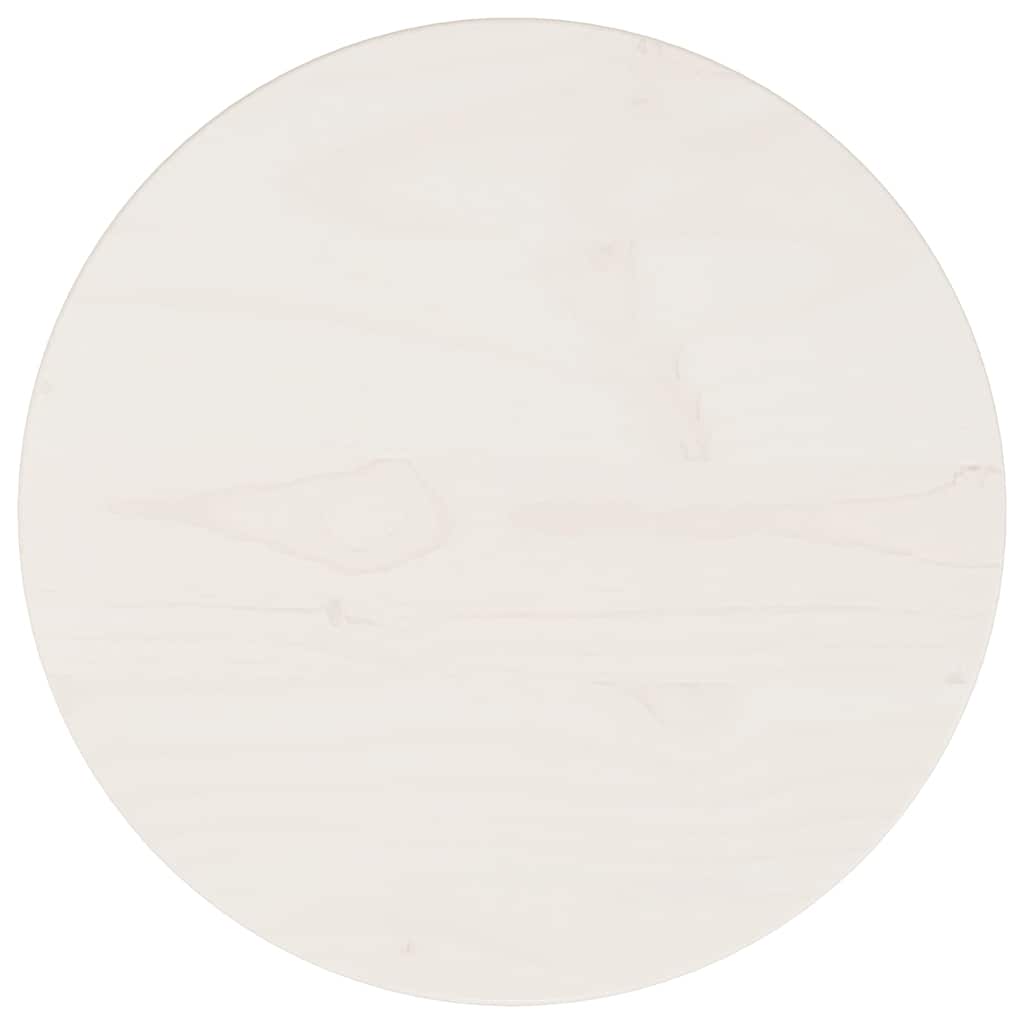 Vidaxl tafelblad rond ø30x3 cm massief grenenhout wit