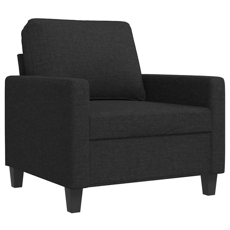 Vidaxl fauteuil 60 cm stof zwart