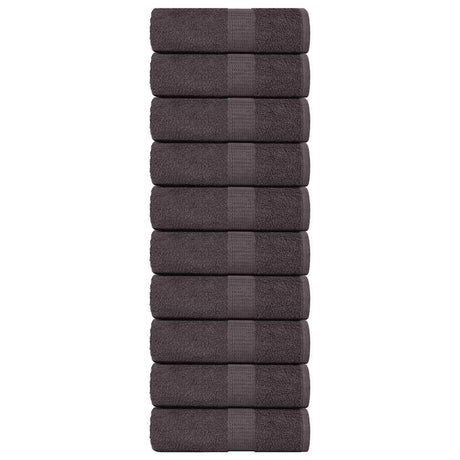 Ręczniki dla gości Vidaxx żaba 10 szt. 30x50 cm 360 g m² antracyt