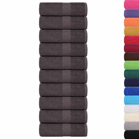 Ręczniki dla gości Vidaxx żaba 10 szt. 30x50 cm 360 g m² antracyt
