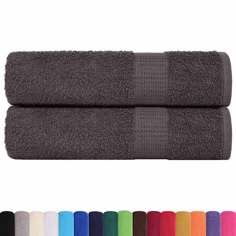 Ręczniki Vidaxx żaba 2 szt. 50x100 cm 360 g m² antracyt