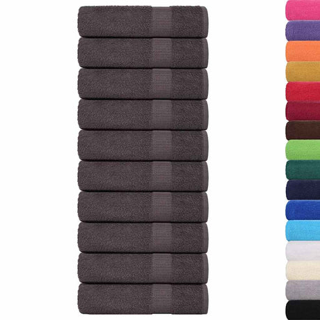 Ręczniki Vidaxx żaba 50 szt. 50x100 cm 360 g m² antracyt