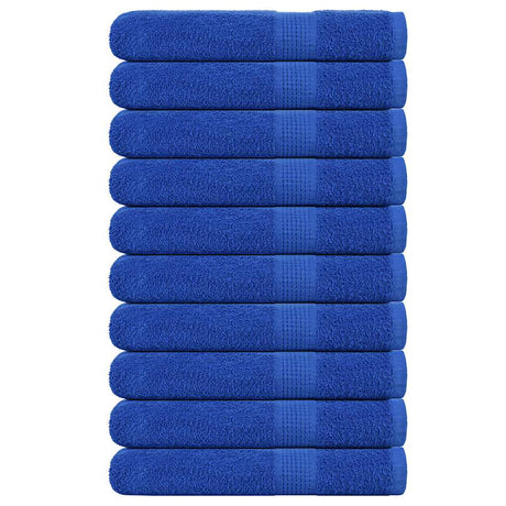 VidaXL ręczniki do sauny żaba 10 szt. 80x200 cm 360 g m² niebieski