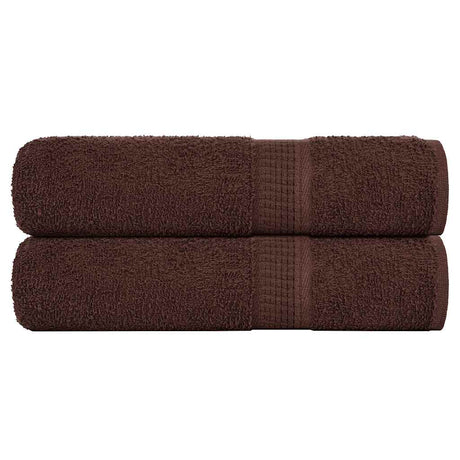 Ręczniki Vidaxx żaba 2 szt. 50x100 cm 360 g m² brązowe