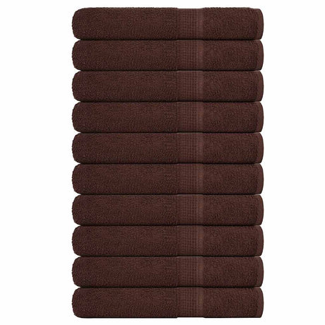 Ręczniki do sauny Vidaxx żaba 10 szt. 80x200 cm 360 g m² brązowy