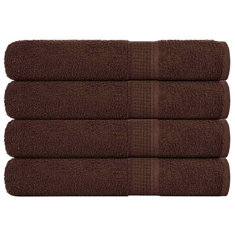Ręczniki Vidaxx żaba 4 szt. 100x200 cm 360 g m² brązowy