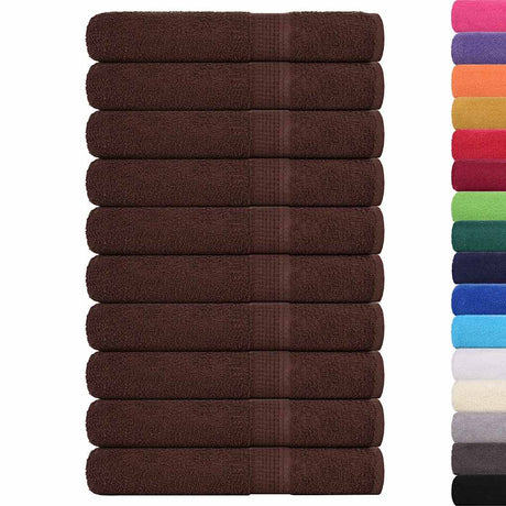 Ręczniki Vidaxx żaba 10 szt. 100x200 cm 360 g m² brązowy