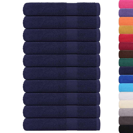 Ręczniki do sauny Vidaxx żaba 10 szt. 80x200 cm 360 g m² granatowe