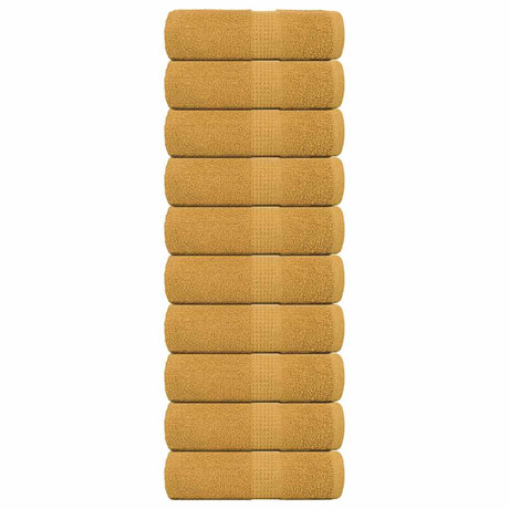 Ręczniki dla gości Vidaxx żaba 10 szt. 30x50 cm 360 g m² złoty
