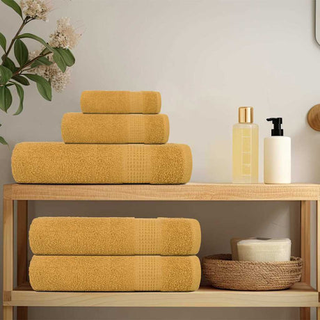 Ręczniki Vidaxx żaba 10 szt. 50x100 cm 360 g m² złoty