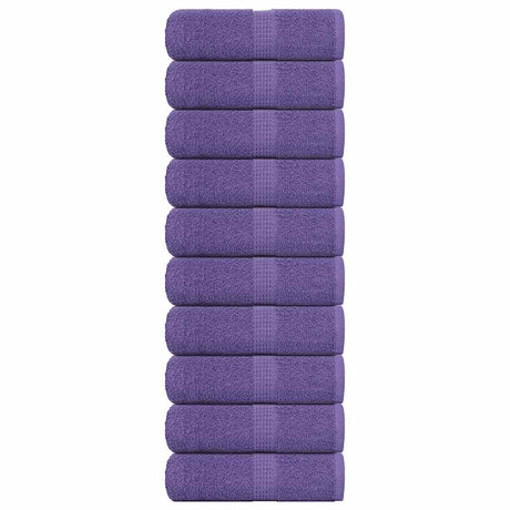 Ręczniki dla gości Vidaxx żaba 10 szt. 30x50 cm 360 g m² fioletowy