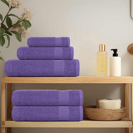 Ręczniki Vidaxx żaba 2 szt. 50x100 cm 360 g m² fioletowe
