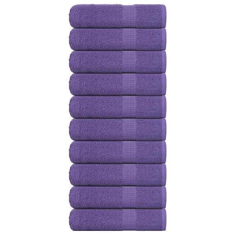 Ręczniki Vidaxx żaba 10 szt. 50x100 cm 360 g m² fioletowy