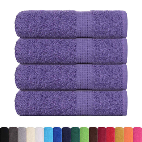 Ręczniki prysznicowe Vidaxx żaba 4 szt. 70x140 cm 360 g m² fioletowy