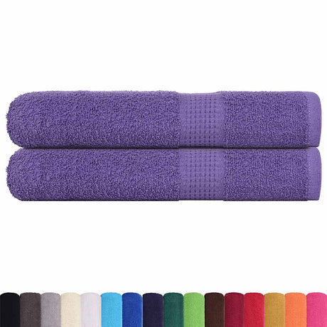 Ręczniki do sauny Vidaxx żaba 2 szt. 80x200 cm 360 g m² fioletowy