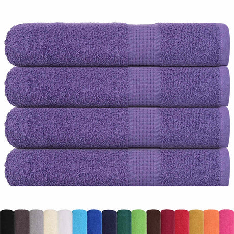 Ręczniki do sauny Vidaxx żaba 4 szt. 80x200 cm 360 g m² fioletowy
