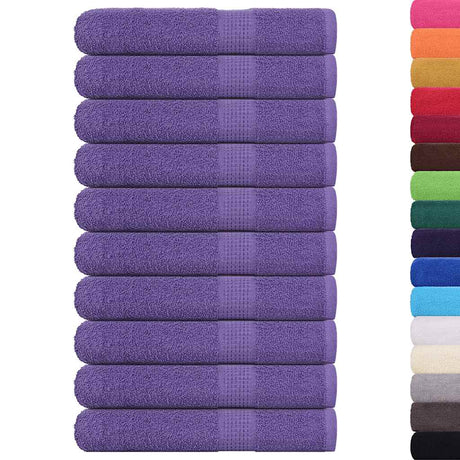 Ręczniki do sauny Vidaxx żaba 10 szt. 80x200 cm 360 g m² fioletowy