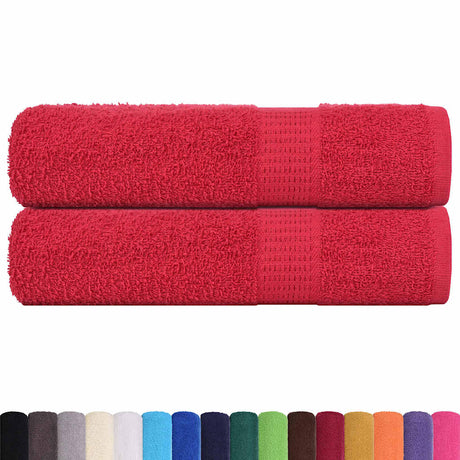 Ręczniki prysznicowe Vidaxx żaba 2 szt. 70x140 cm 360 g m² czerwony