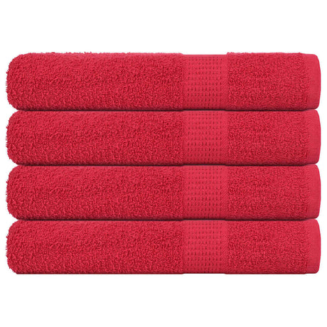 Ręczniki do sauny Vidaxx żaba 4 szt. 80x200 cm 360 g m² czerwony
